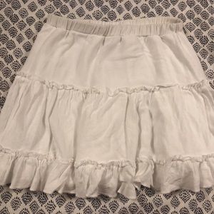 Princess Polly white flowy skirt